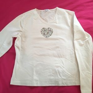 Escada Sport Sparkling Heart T-Shirt